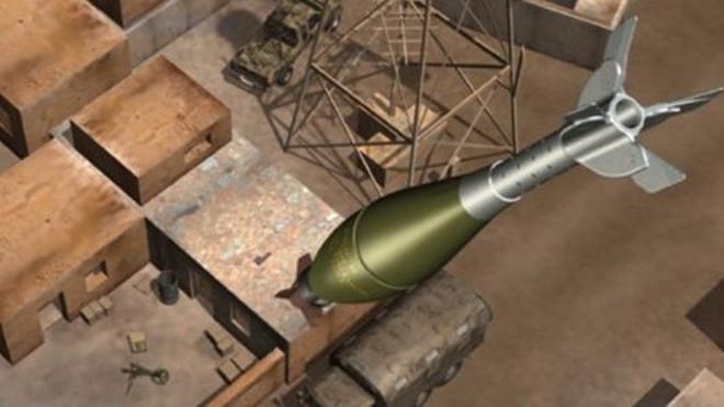 GPS Guided mortar